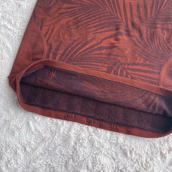 Smartwool Intraknit active short sleeve tee t-shirt merino wool blend brown XL - Picture 7 of 11